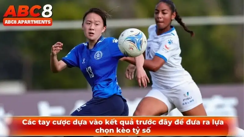 Các tay cược dựa vào kết quả trước đây để đưa ra lựa chọn kèo tỷ số